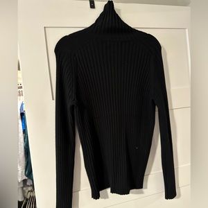 BANANA REPUBLIC RIBBED COWL NECK SWEATER